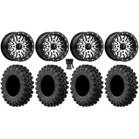 Msa Brute Beadlock 15 Utv Wheels 35 Motoravage Xl Tires Polaris Rzr