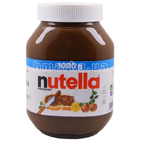 Купити Шоколадна паста Nutella, 1000 г оригінал - Хмарка
