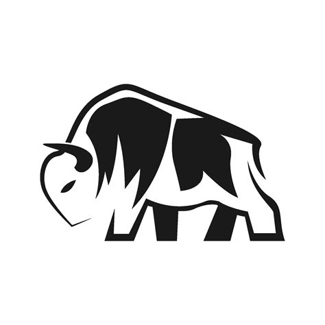 Buffalo logo design concept 33288939 Vector Art at Vecteezy