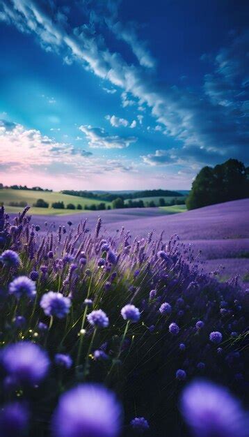 Premium Ai Image Azure Skies Over Pastures Wallpaper