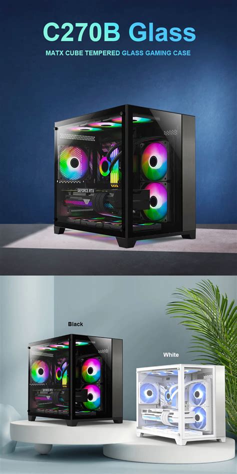 Buy China Wholesale Ex Factory Price Hot Sale Computer Cases Glass Panel Transparent Window Cube