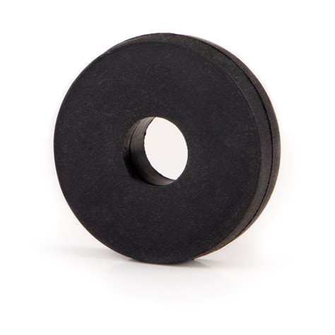 Ringmagnet Neodym X X Mm Gummiert Schwarz Magnet