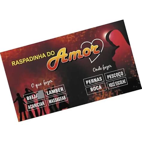Raspadinha Do Amor Hot Jogo Para Casal Só Prazer e Cia