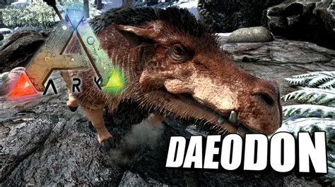 Taming A Daeodon Ark Survival Evolved The Island YouTube