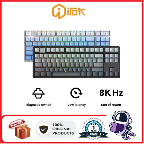Irok Na Pro Magnetic Switch Hot Swappable Mechanical Keyboard Shopee Malaysia