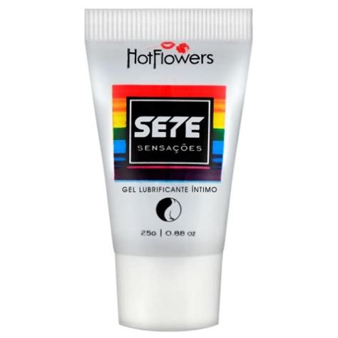 Sete Sensações Gel Lubrificante Sexo Anal Hotflowers g Sem Dor