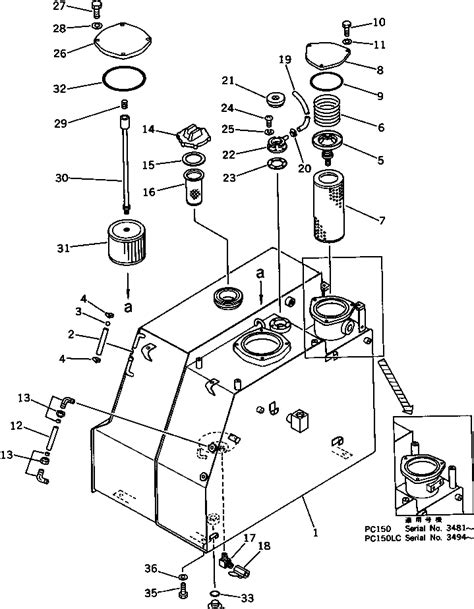 21K 60 00013 Komatsu TANK ASS Y