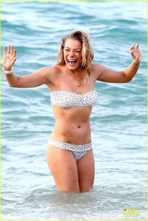 LeAnn Rimes Rocks White Bikini On Super Bowl Sunday Photo 3046632 Bikini LeAnn Rimes Photos