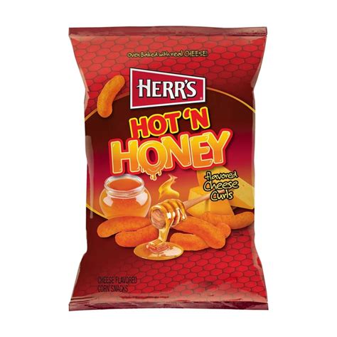 Herr S Baked Cheese Curls Hot N Honey G USA