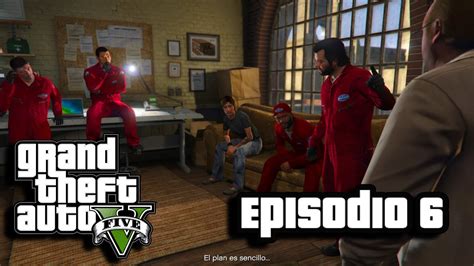 GTA V MODO HISTORIA GAMEPLAY ESPAÑOL EL GRAN GOLPE A LA JOYERIA 6