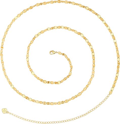 Qiuyidp Adjustable K Gold Waist Chain Beach Bikini Body Chain Handmade Belly Chain Walmart