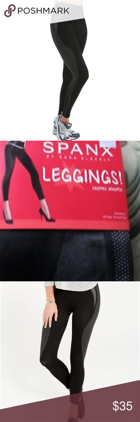 Hot Spanx Cropped Athletic Seamless Leggings S Seamless Leggings Spanx Athletic Inspired