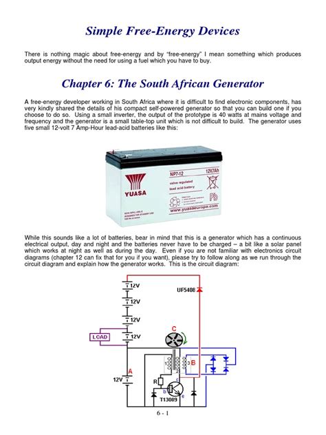 Schapter6 Pequeño Motor Generador Bedini Pdf Inductor Relay