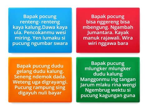 Cangkriman Tembang Pucung Flip Tiles