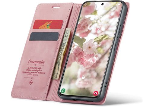 CaseMania Bookcase Roze Samsung Galaxy A35 Hoesje