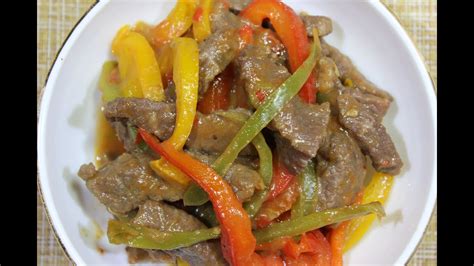 Тушеная ГОВЯДИНА🥩 с болгарским ПЕРЦЕМ 🌶 - YouTube
