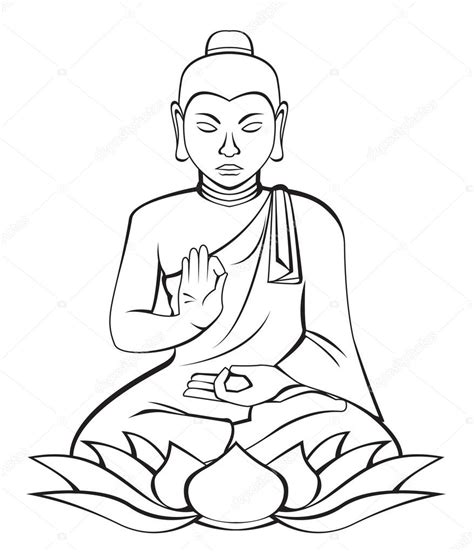 Buddha Head Drawing at GetDrawings | Free download