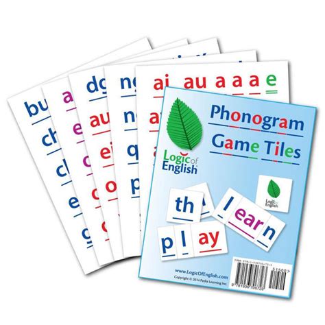 Phonogram Game Tiles Logic Of English