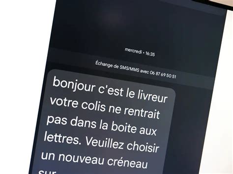 Attention à cette nouvelle arnaque au colis non livré qui sévit par SMS