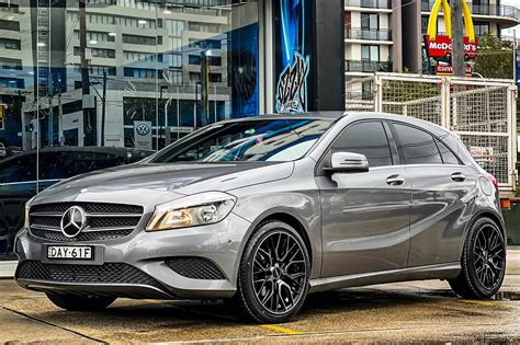 Mercedes Benz A Class Hussla Lit Gloss Black Dark Tint Face Wheel