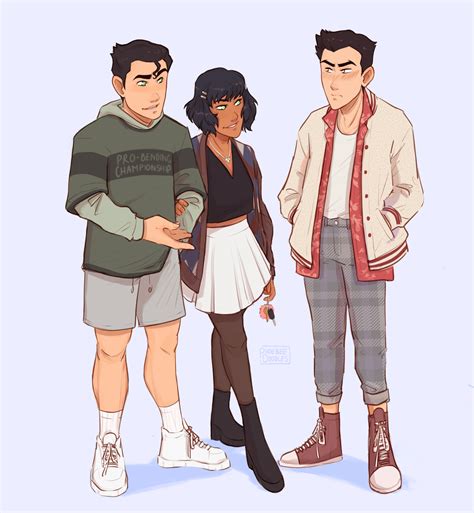 Korra And Mako And Bolin