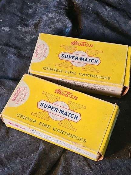 45 Auto Ammunition Mclaughlin Auctioneers Llc Mc