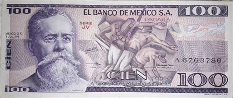 100 Pesos Mexico Numista