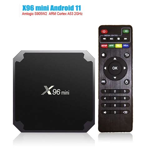 X96 Mini 2024 Android 11 TV Box S905W2 Quad Core 1G+8G/2+16G Media ...