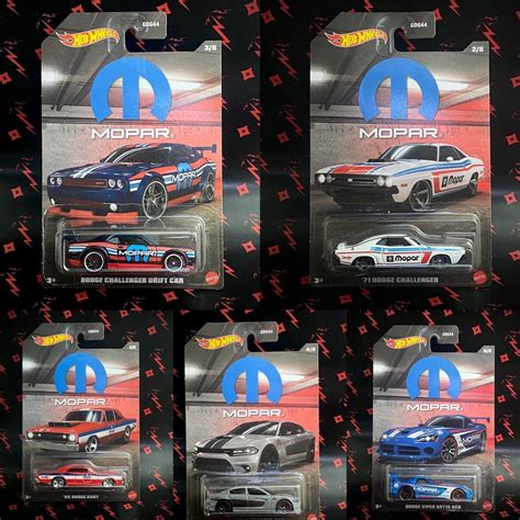 Hot Wheels Mopar Hot Wheels Dodge Dart Challenger Drift Car Charger Srt Viper Srt Acr
