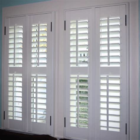 Shutter Louvers White Primed Plantation Shutters Plantation Shutter