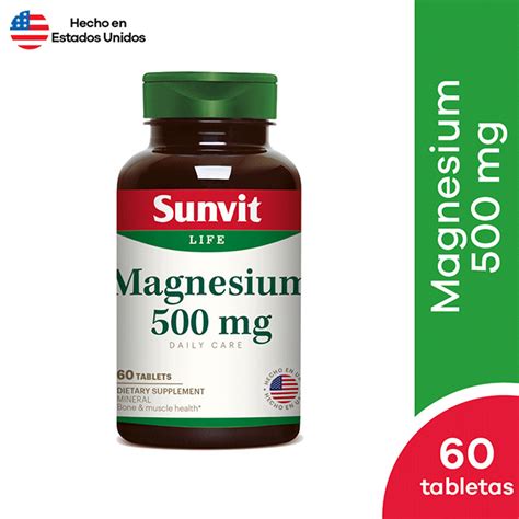 Sunvit Magnesium 500mg Tableta Mifarma