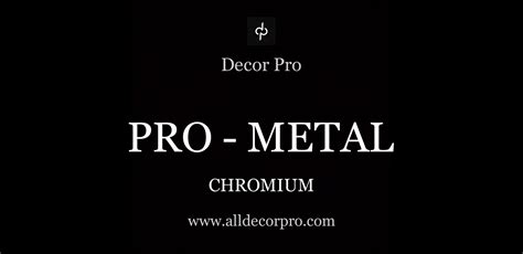 Жидкий металл PRO-METAL, хром | Москва | Decor Pro