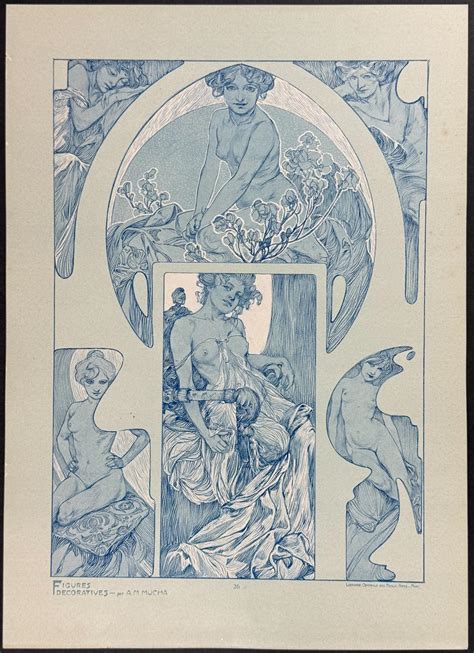 At Auction Alphonse Mucha Mucha Folio Illustrations Of Nude Women 26