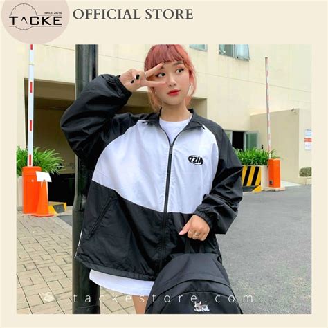 Áo khoác dù bomber unisex nam nữ ZIA form rộng lớp Chống Nắng Siêu Hot Jacket Bomber TACKE