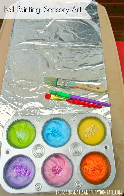Foil painting sensory art – Artofit