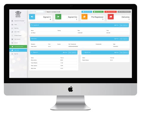 usas  visitor management system check  software