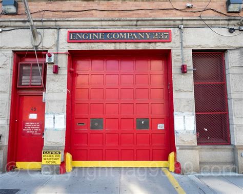 Fdny Firehouse Engine 237 Bushwick Brooklyn New York City A Photo