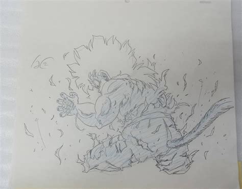 Datwerg On Twitter Genga Of Gohan S Oozaru Transformation From Dbz