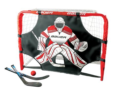 Ворота хоккейные Bauer DELUXE KNEE HOCKEY GOAL SET STEEL - ProHockey96 ...