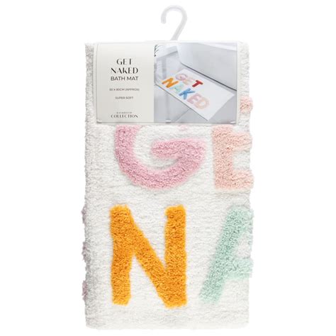 Bathroom Collection Get Naked Bath Mat Multicolour Bath Mats B M