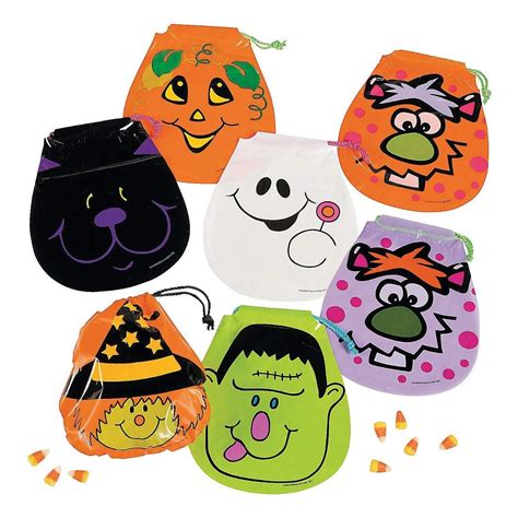 Paquete Bolsas Piezas De Halloween Para Dulces O Regalo