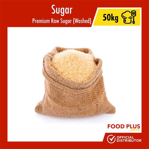 Premium Raw Sugar Washed 1x50kg Food Plus Store