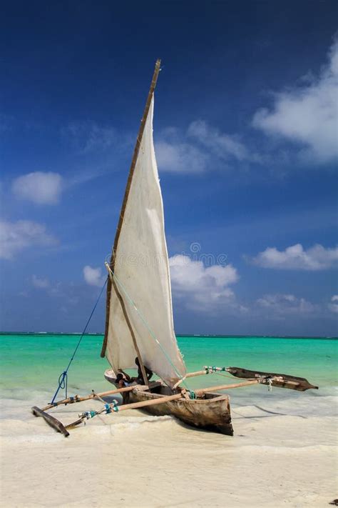 Fishing Boat In Zanzibar Stock Image Image Of Blue Tanzania 62876487