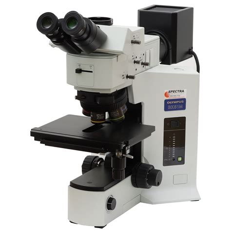Olympus BX51M Reflected Light Microscope 4" x 4" Stage Lab Equipment