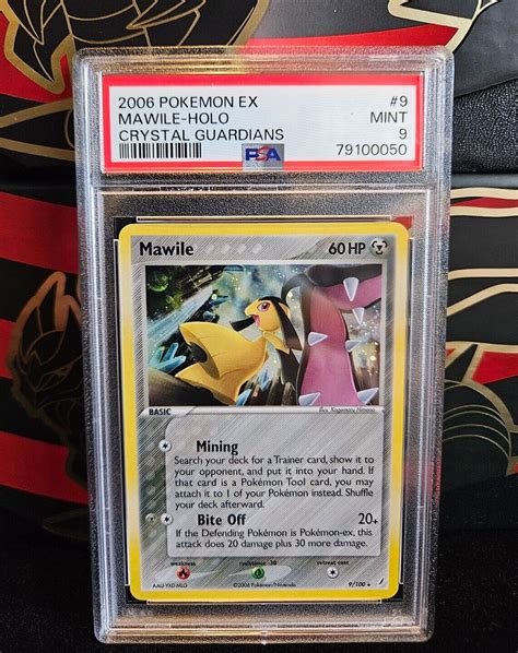 Psa Pok Mon Tcg Ex Crystal Guardians Mawile Holo Ebay