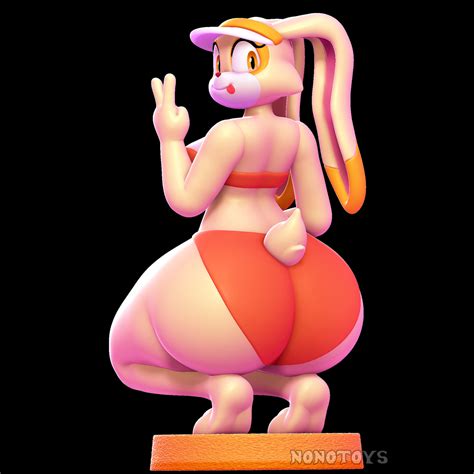 Cream the Rabbit at the Beach - NSFW/SFW 3D Model by NoNoToys