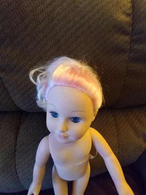 Cititoy Doll Blonde Hair That Has Been Dyed Pink Blue Dolls Clothing Accessories