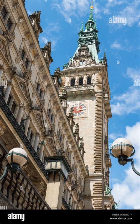 Hamburg City Hall Stock Photo - Alamy