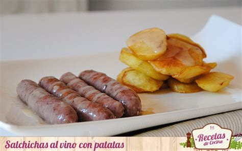 Salchichas Al Vino Con Patatas