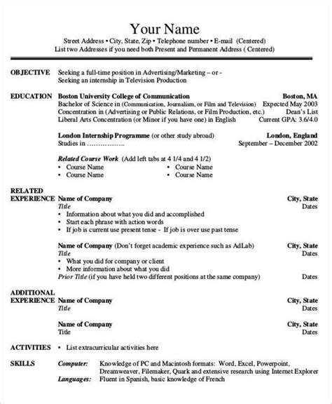 How To Write A Resume For Multiple Jobs Resumega